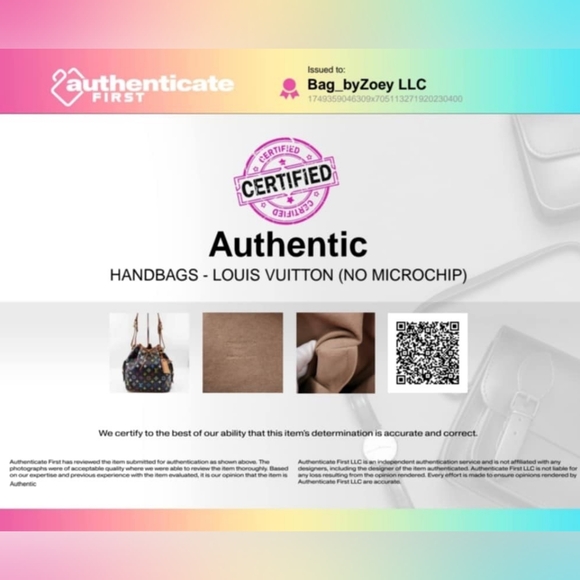 ❌️❌️SOLD❌️❌️BL23❤️Louis Vuitton Black Monogram Multicolor Canvas Noe - Picture 15 of 16